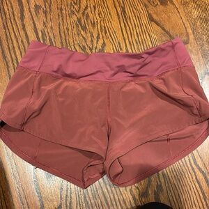 Lululemon speed up 2.5” inseam shorts. Size 4